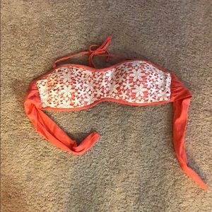 Bandeau swim suit top